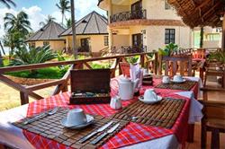 Arabian Nights Suites - Zanzibar. Cinnamon Restaurant terrace.